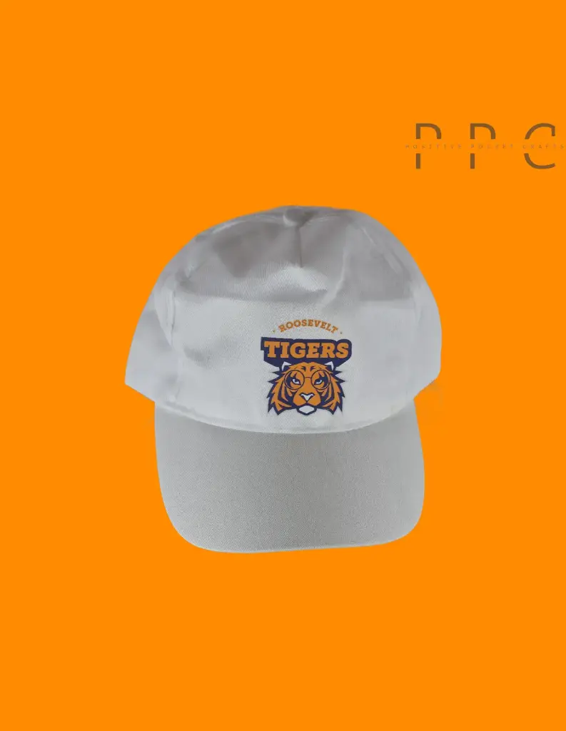 Custom Roosevelt White Baseball Caps Sun Hat for Kids