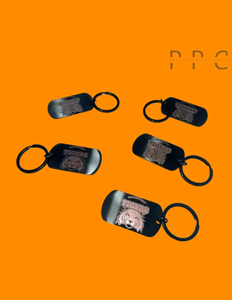 Custom Roosevelt Metal Keychain 49X29 MM