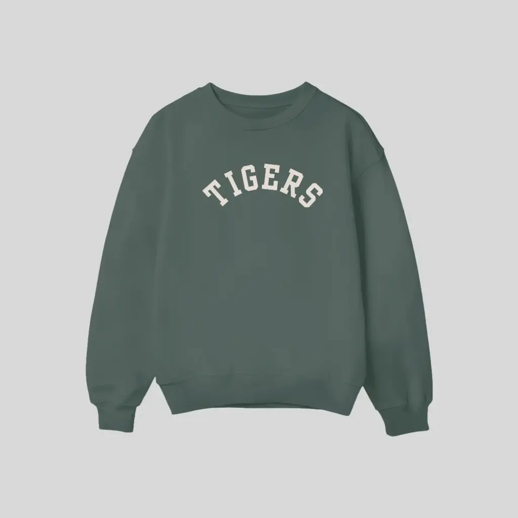 [HTRCNSSTBAOKC001FGAS] Holidays Theme Roosevelt Crewneck Sweatshirt Tigers Brand Adult or Kids Choice  (S, ADULT)