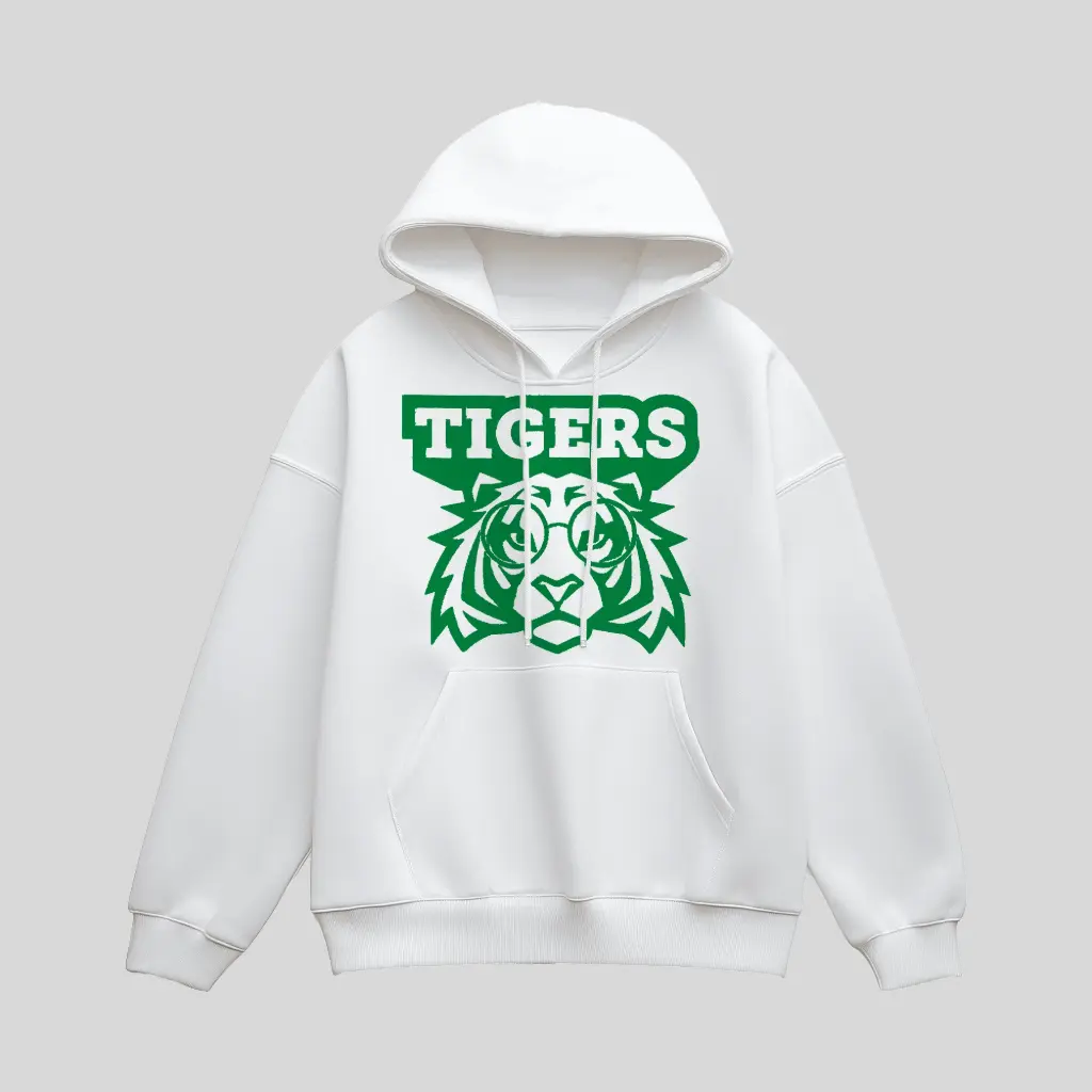 [HTRHSSGTBAOKC001FGAS] Holidays Theme Roosevelt Hoodie Sweatshirt Green Tiger Brand Adult or Kids Choice (S, ADULT)