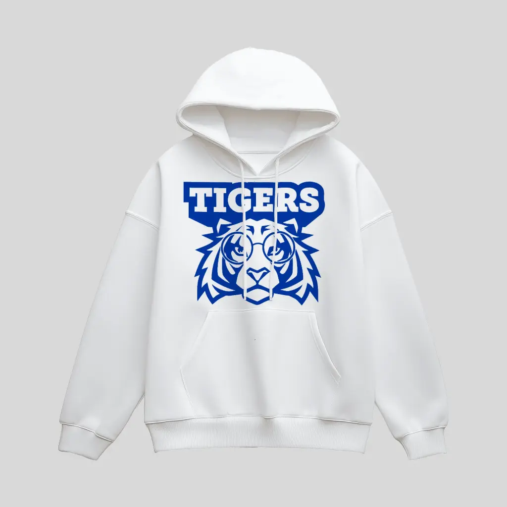 [HTRHSSBTBAOKC001FGAS] Holidays Theme Roosevelt Hoodie Sweatshirt Blue Tiger Brand Adult or Kids Choice (S, ADULT)
