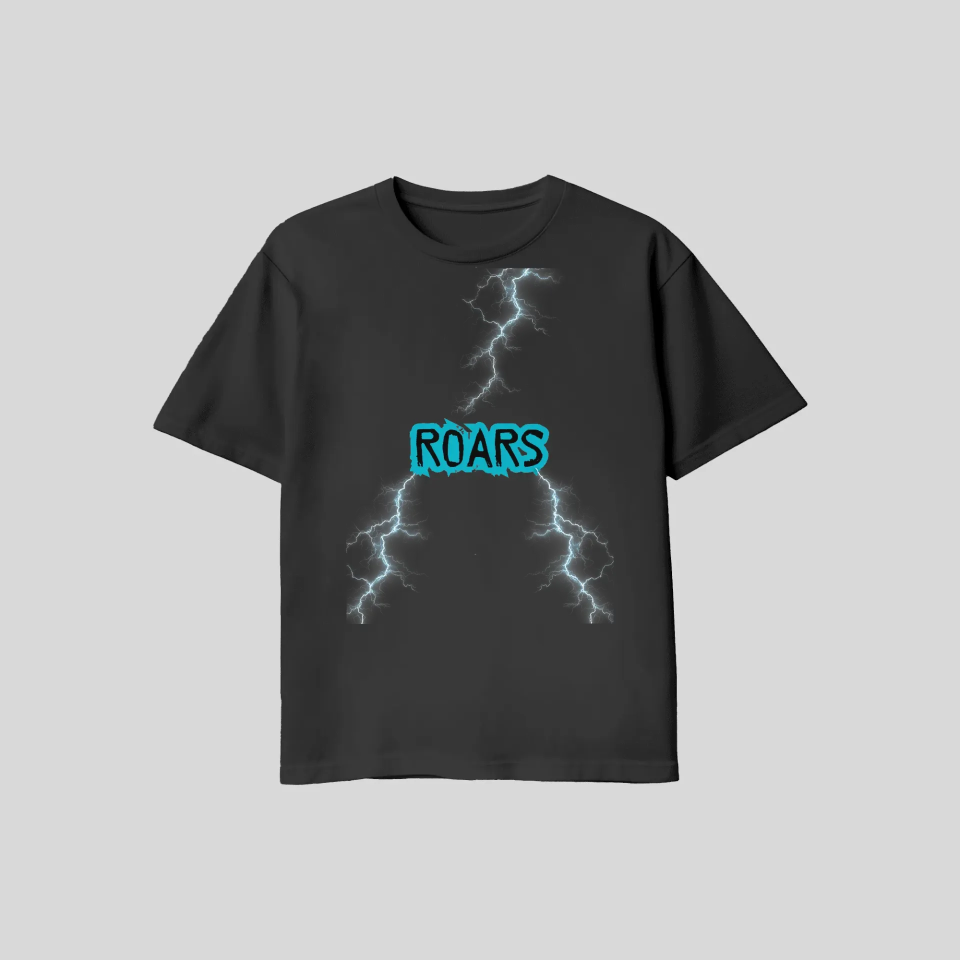 [CRWTTSD001FGAS] Custom Roars White Thunder T Shirt Design (S, ADULT)