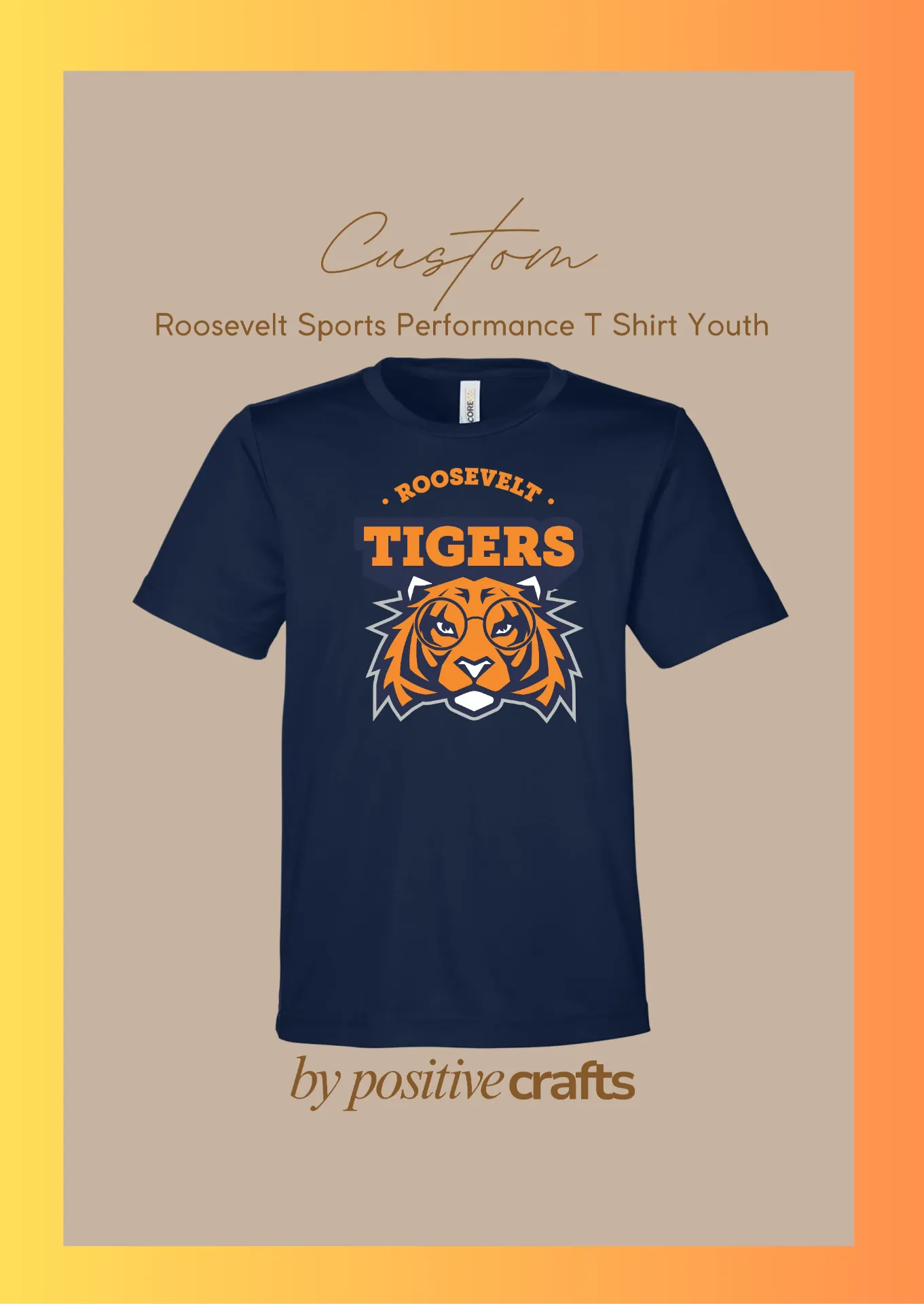 Custom Roosevelt Performance Sport T Shirts