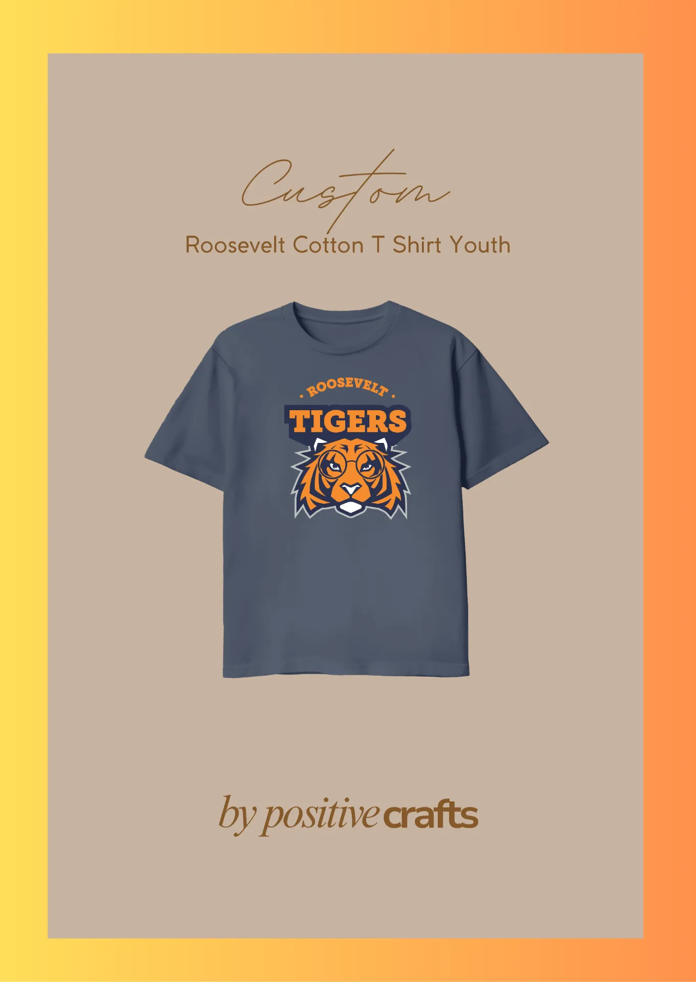 Custom Roosevelt Cotton T Shirts